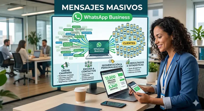 mensajes masivos whatsapp business