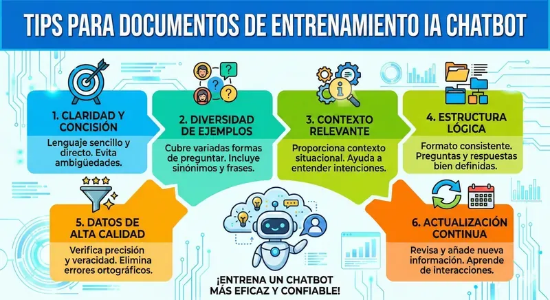 documentos de entrenamiento IA chatbot