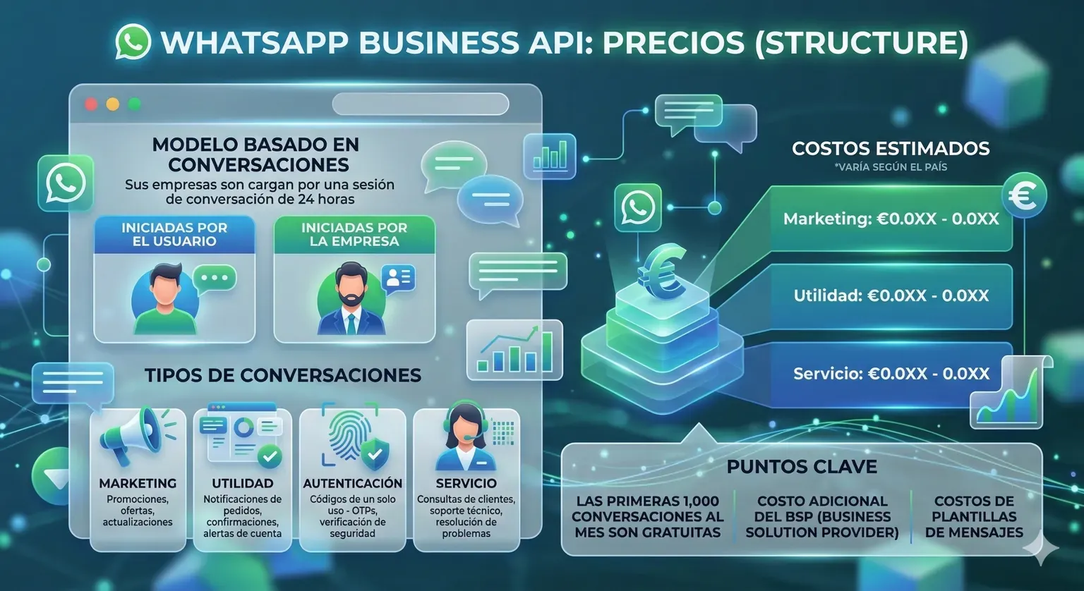 whatsapp business api precios