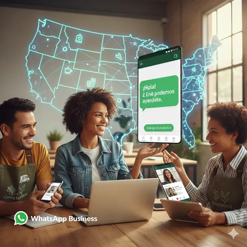 WhatsApp para negocios en Estados Unidos