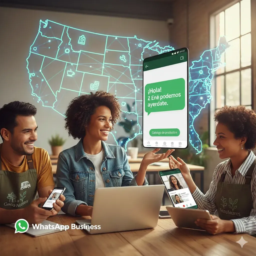 WhatsApp para negocios en Estados Unidos