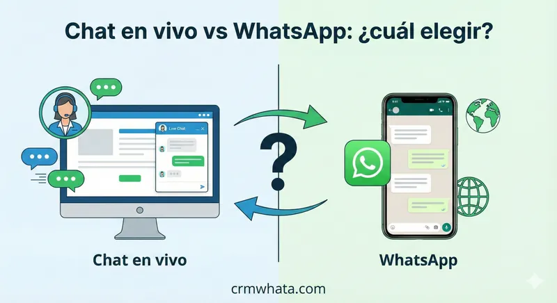 Chat en Vivo vs WhatsApp: ¿Cuál es Mejor para Tu Negocio en 2025?