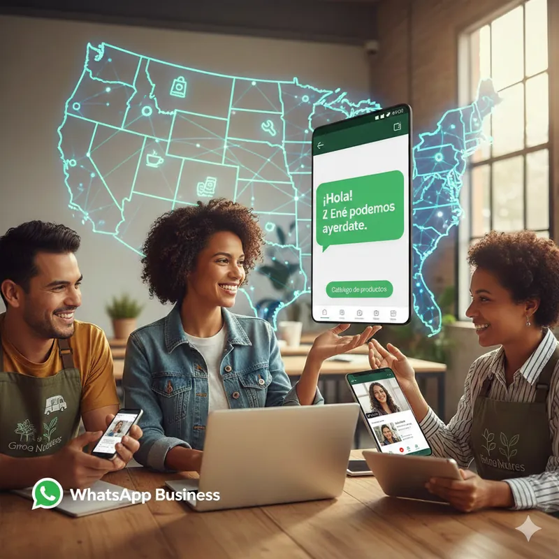 WhatsApp para negocios en Estados Unidos