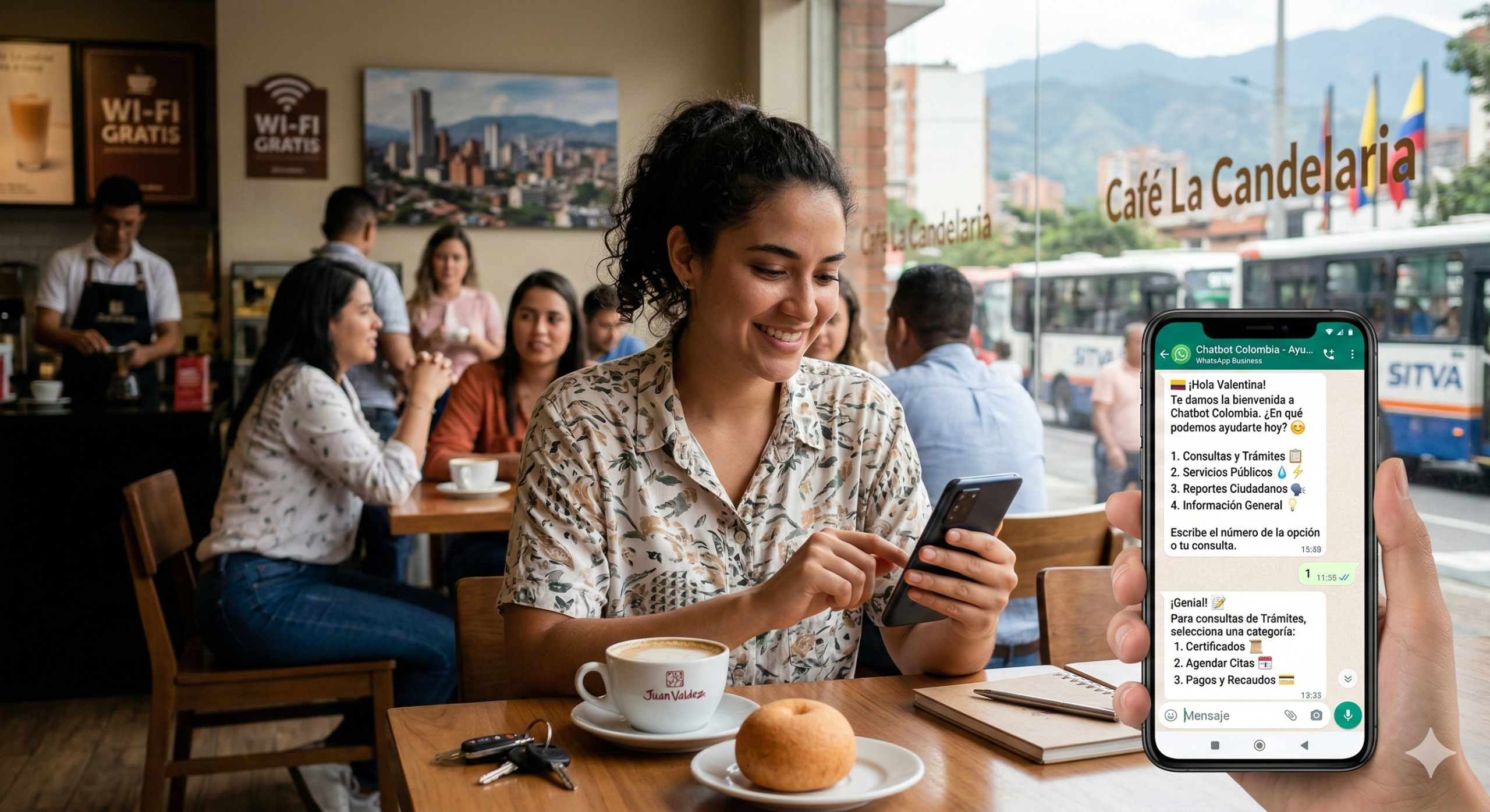 chatbot whatsapp colombia