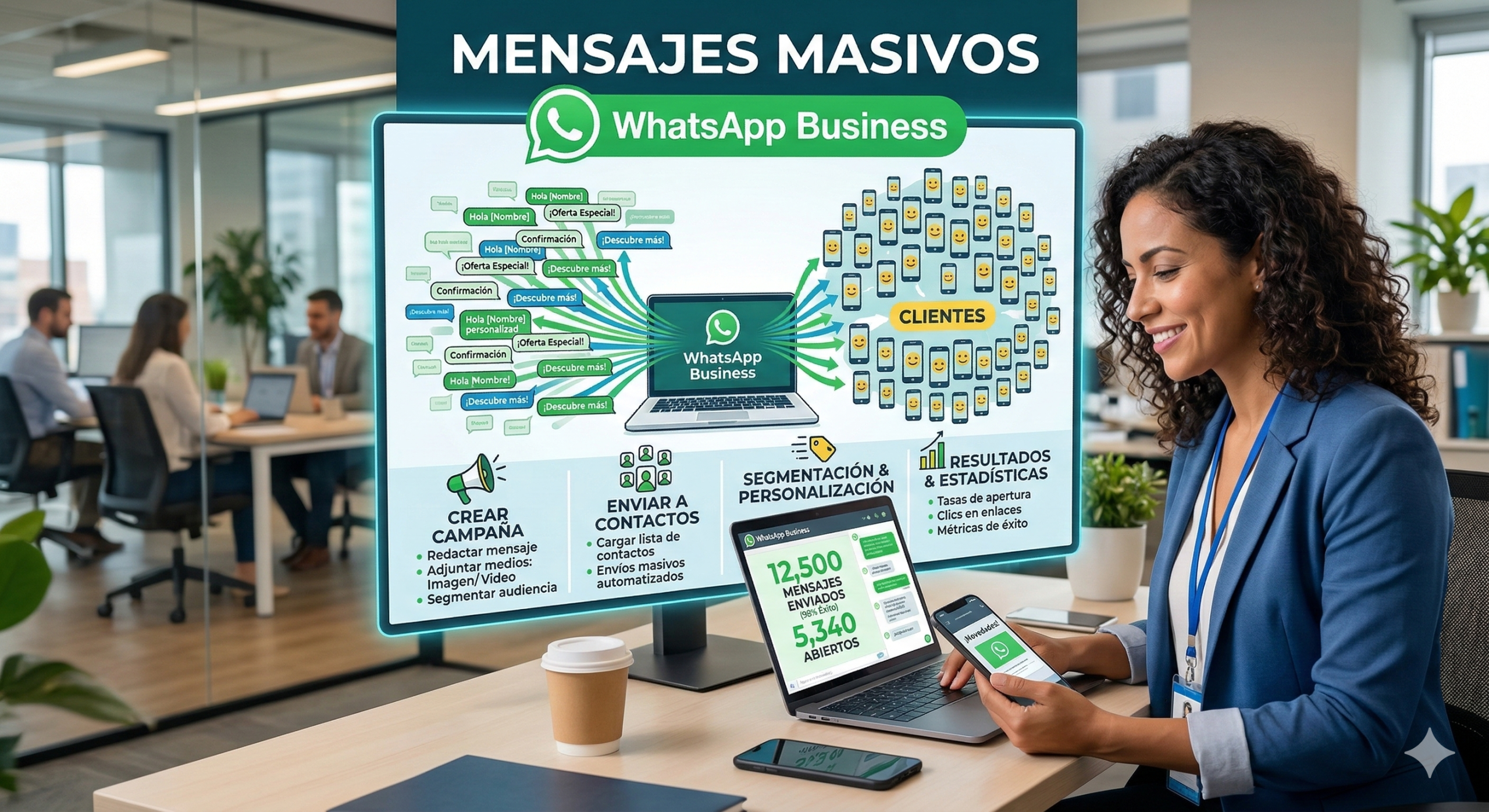 mensajes masivos whatsapp business