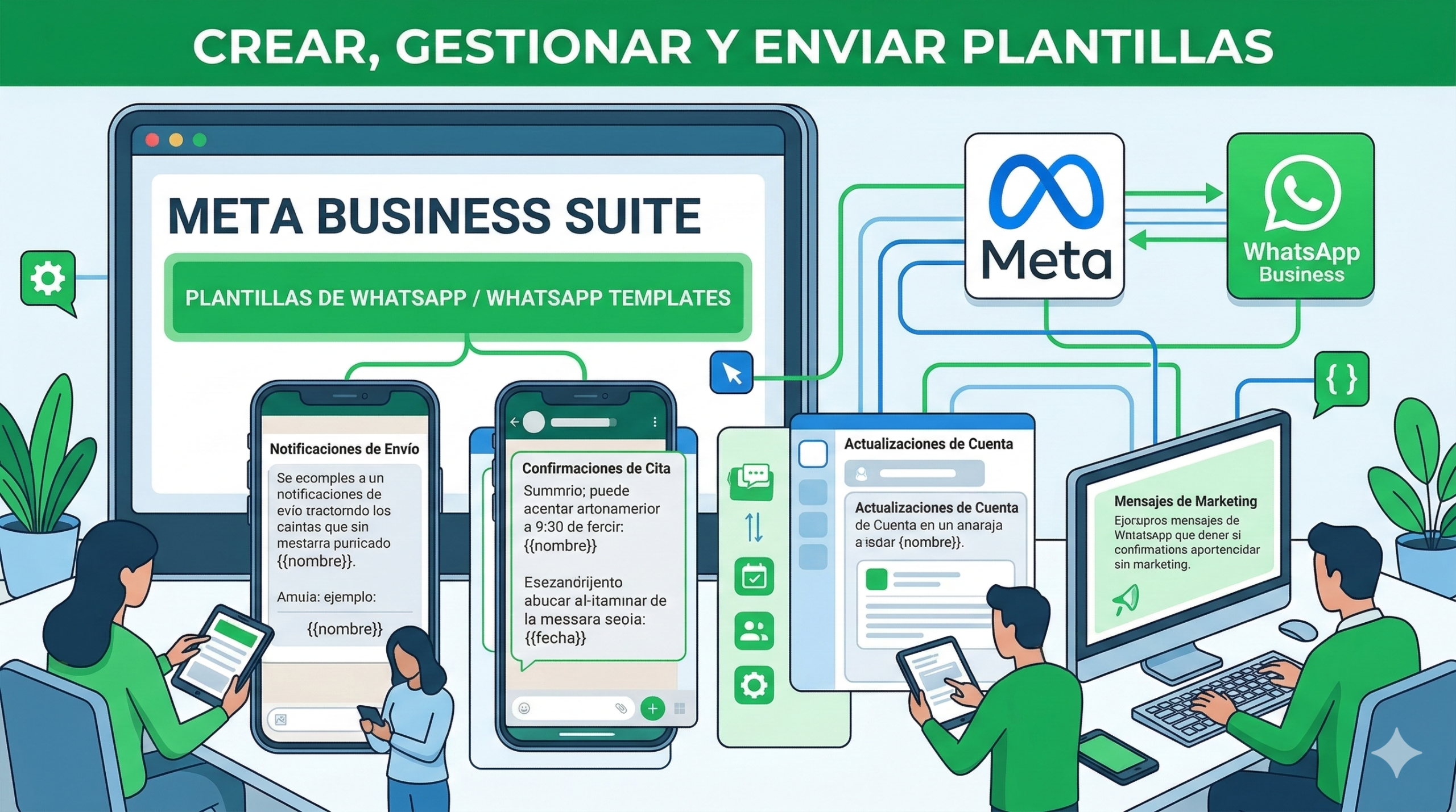 whatsapp templates plantillas meta